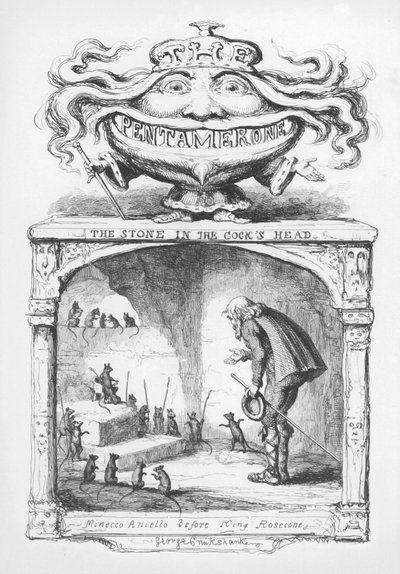 Illustratie voor The Pentamerone door George Cruikshank door George Cruikshank