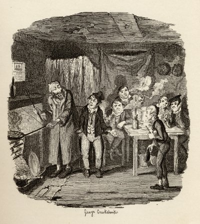 Oliver geïntroduceerd bij de respectabele oude heer, uit 