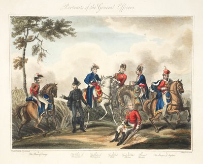 Portretten van de Generaal Officieren, uitgegeven door H. Colburn, gegraveerd door Rouse, 1816 door George Cruikshank