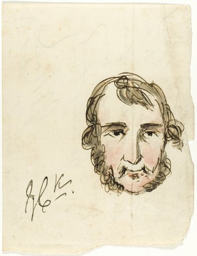 Zelfportret door George Cruikshank