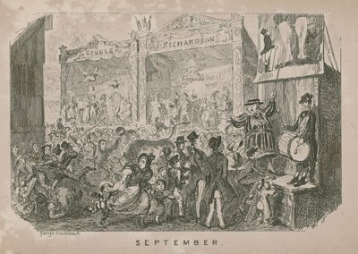 September kermis door George Cruikshank