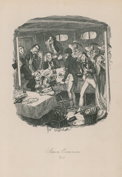 Stoomexcursie door George Cruikshank