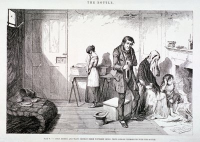 The Bottle door George Cruikshank