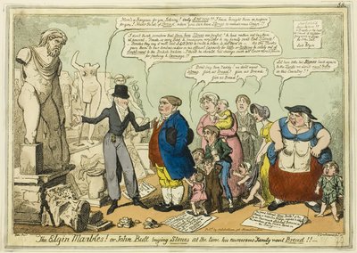 De Elgin Marbles! door George Cruikshank