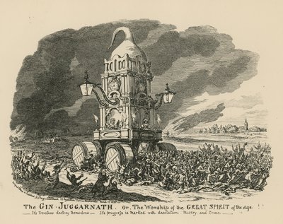 De Gin Juggarnath door George Cruikshank