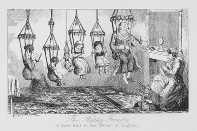 Het Gelukkige Gezin, Een stille hint voor de vrouwen van Engeland door George Cruikshank