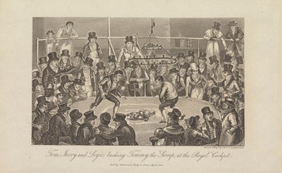 Tom, Jerry en Logic ondersteunen Tommy de Schoorsteenveger door George Cruikshank