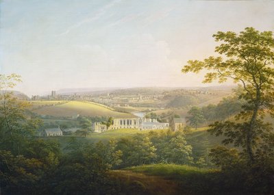 Easby Abdij, nabij Richmond door George Cuitt the Younger