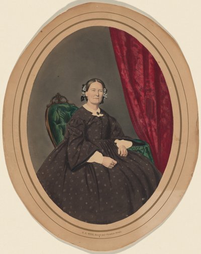 Sophie Hartman,jaren 1860 (foto) door George D. Wise
