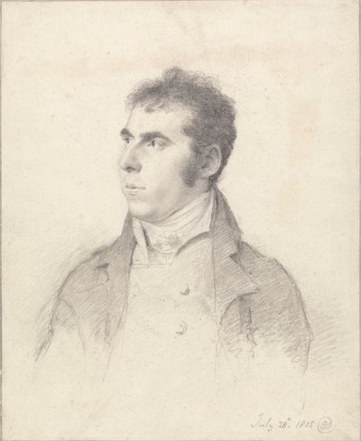 Portret van een jonge man door George Dance