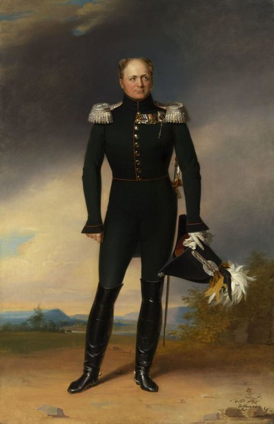 Portret van keizer Alexander I van Rusland door George Dawe
