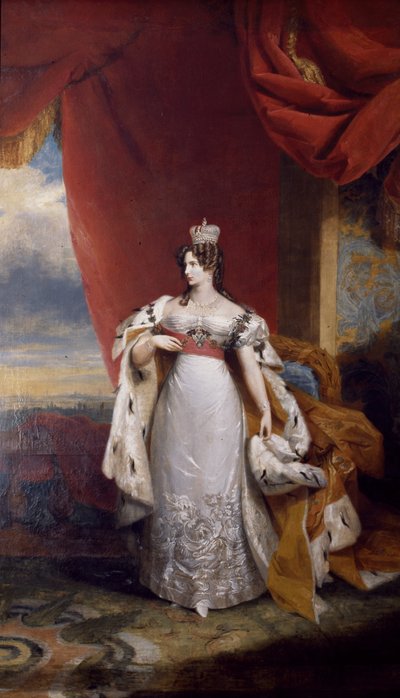 Portret van Tsarina Alexandra Feodorovna van Rusland door George Dawe