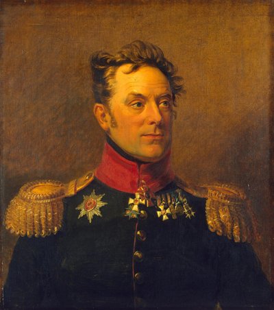 Portret van Yermolai Fyodorovich Kern, c.1825 door George Dawe
