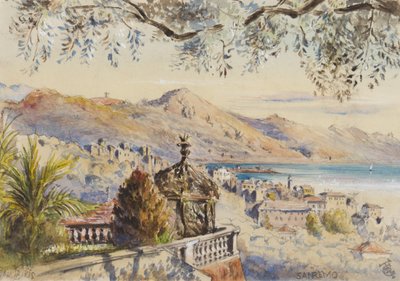 San Remo, 12 januari 1878 door George Douglas Tinling
