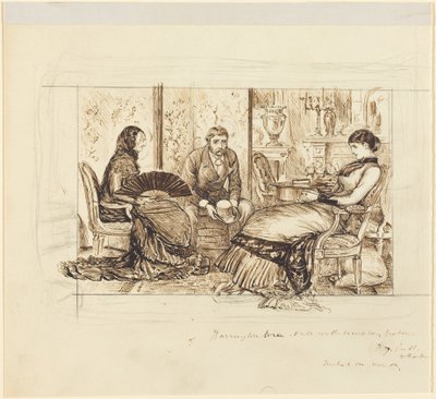 Barrington droeg het allemaal met voorbeeldig geduld door George Du Maurier