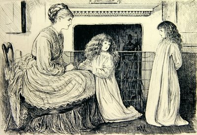 Kinderillustratie door George du Maurier