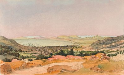 Kaapstad, c.1862 (aquarel) door George E.L.S. Sanford