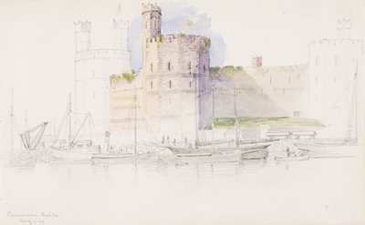 Kasteel van Caernarvon door George Elbert Burr