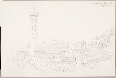 Kathedraal, Fiesole door George Elbert Burr