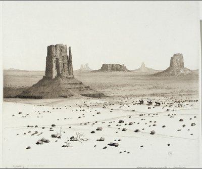 Woestijnmonumenten, Arizona door George Elbert Burr
