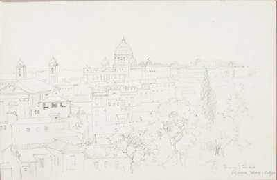 Van Pincio, Rome door George Elbert Burr