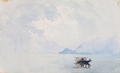 Regen, Bellagio door George Elbert Burr