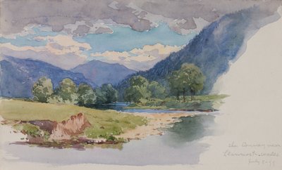 De Conway, bij Llanrwst, Wales door George Elbert Burr