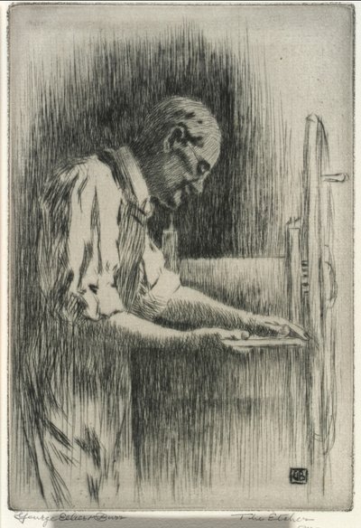 De Etcher door George Elbert Burr
