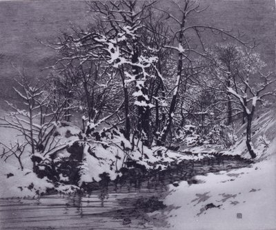 Winterochtend door George Elbert Burr