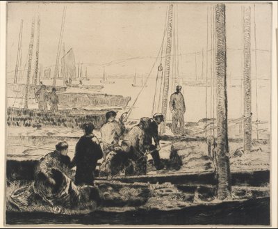 Sardinevloot door George Elmer Browne