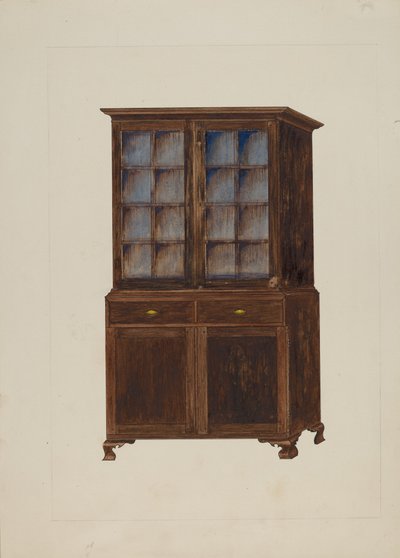 Porseleinkast door George Fairbanks