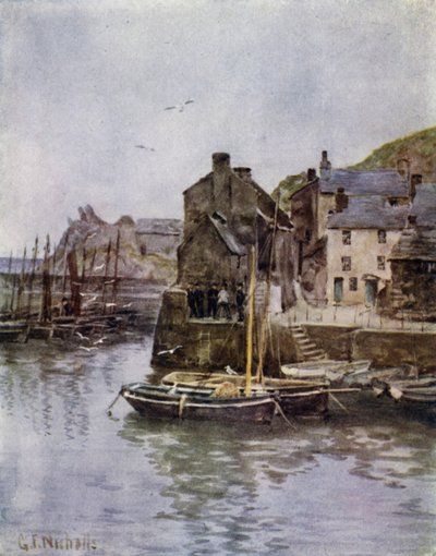 Polperro door George Franck Nicholls