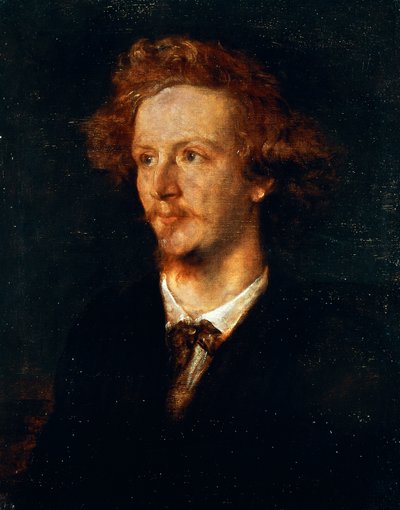 Portret van Algernon Charles Swinburne door George Frederic Watts
