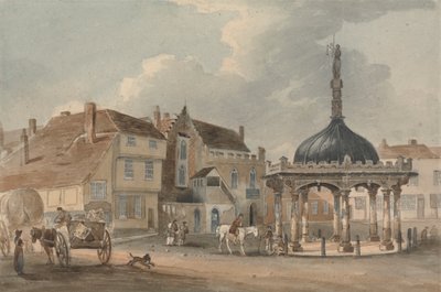 Corn Hill en Moot Hall, Ipswich door George Frost