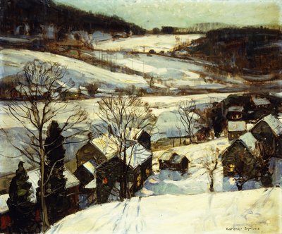 Winter Schemering door George Gardner Symons