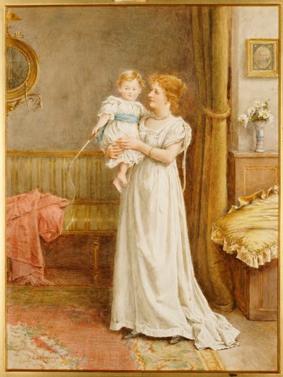 De meester van het huis door George Goodwin Kilburne