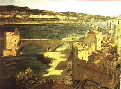 Uitzicht op Avignon door George Graham