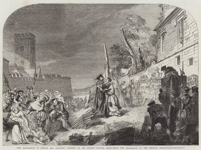 Het martelaarschap van Ridley en Latimer door George Hayter