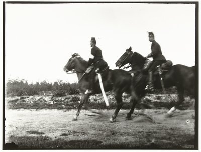 Gele Rijders van de artillerie te paard door George Hendrik Breitner