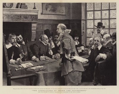 De Raadgevers van Peter de Koppige door George Henry Boughton