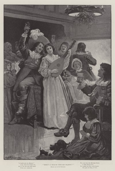 Gezondheid voor Zijne Majesteit! door George Henry Edwards
