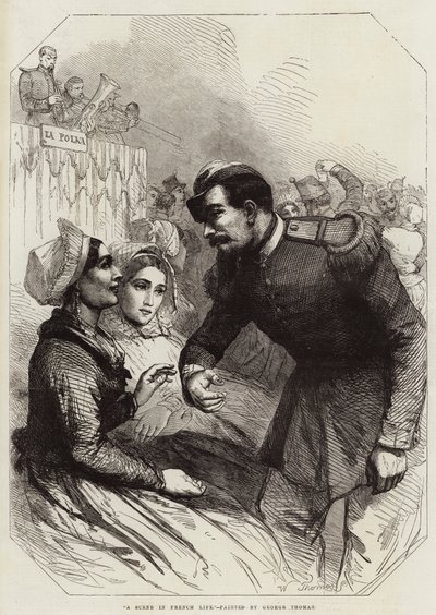 Een scène uit het Franse leven door George Housman Thomas