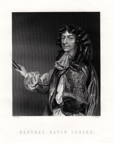 David Leslie, Lord Newark, cavalerieofficier en generaal in de Engelse Burgeroorlog, 19e eeuw door George J. Stodart