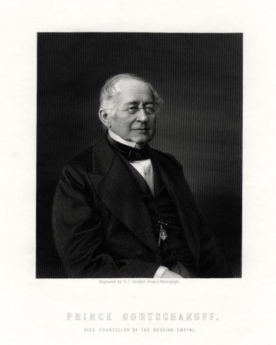 Prins Gorchakov, Russische diplomaat, 19e eeuw door George J. Stodart