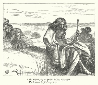 Illustratie voor The Captivity (gravure) door George John Pinwell