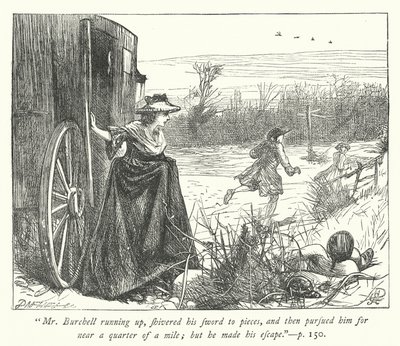 Illustratie voor The Vicar of Wakefield (gravure) door George John Pinwell