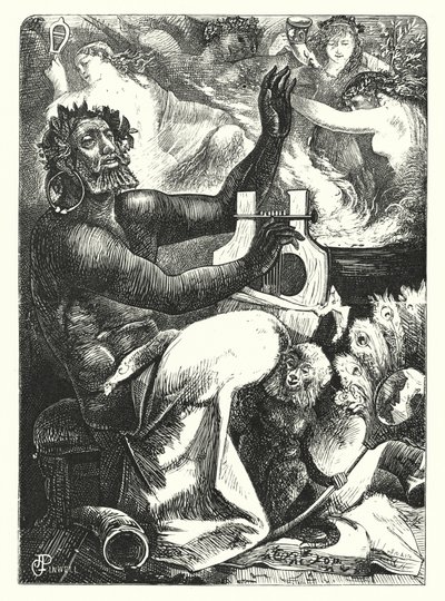 Pan Vinctus - Pan Victor door George John Pinwell