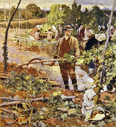 De arenleesters door George John Pinwell