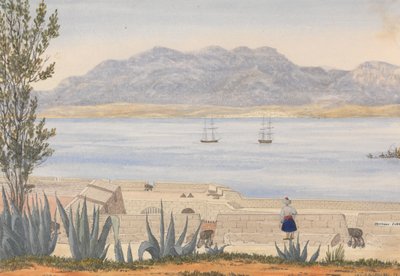 Algeciras vanaf Gibraltar door George Lothian Hall