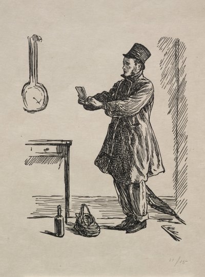 De Andere Mevrouw Johnson, 1865 door George Louis Palmella Busson Du Maurier